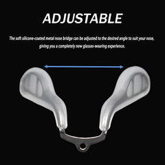 Screw-in nose pad screws included with bridge