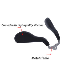 Adjustable metal nose bridge for custom fit