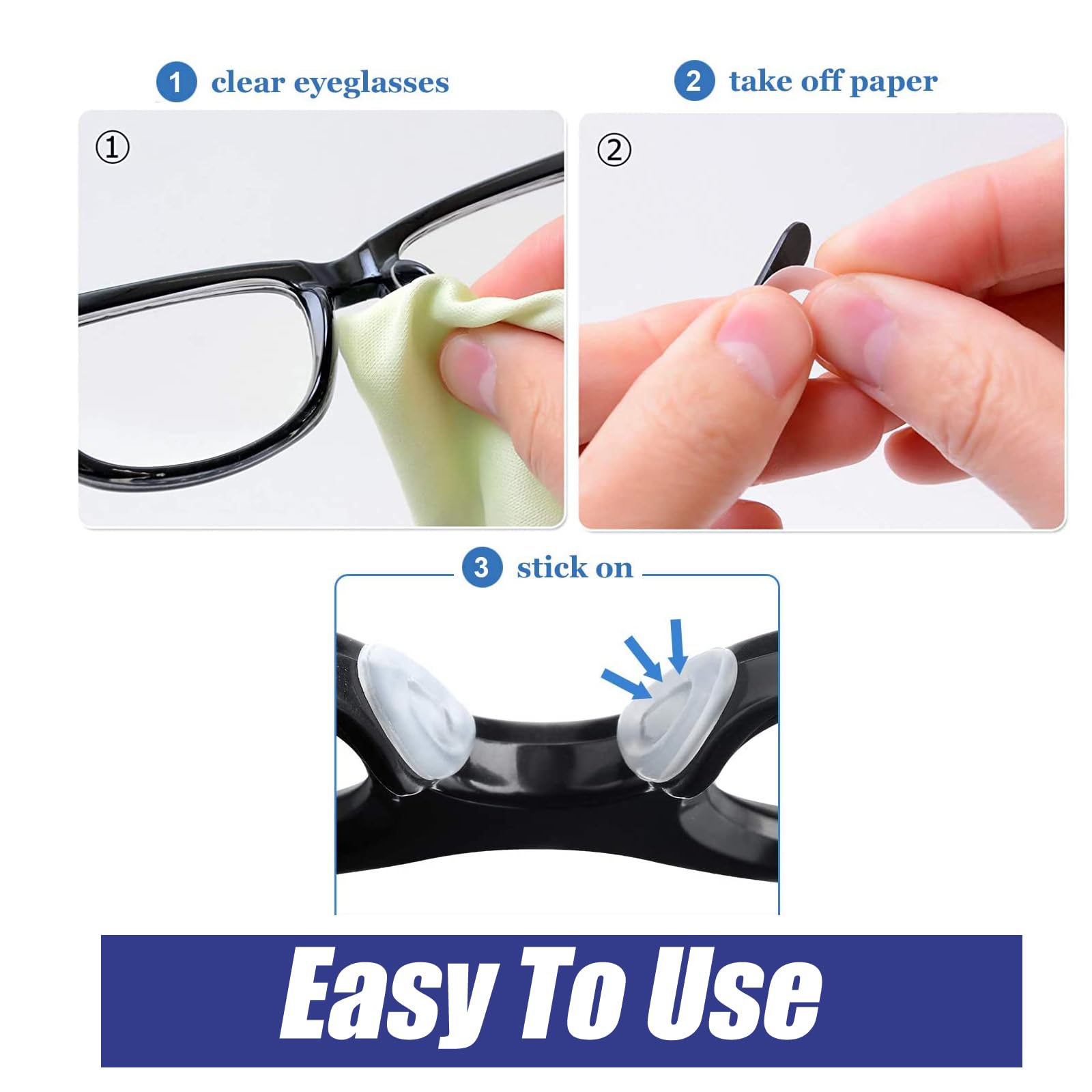 Compatible with acetate, sunglasses, and plastic eyeglasses
