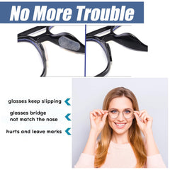 Clear 1.5mm nose pad attached to eyewear