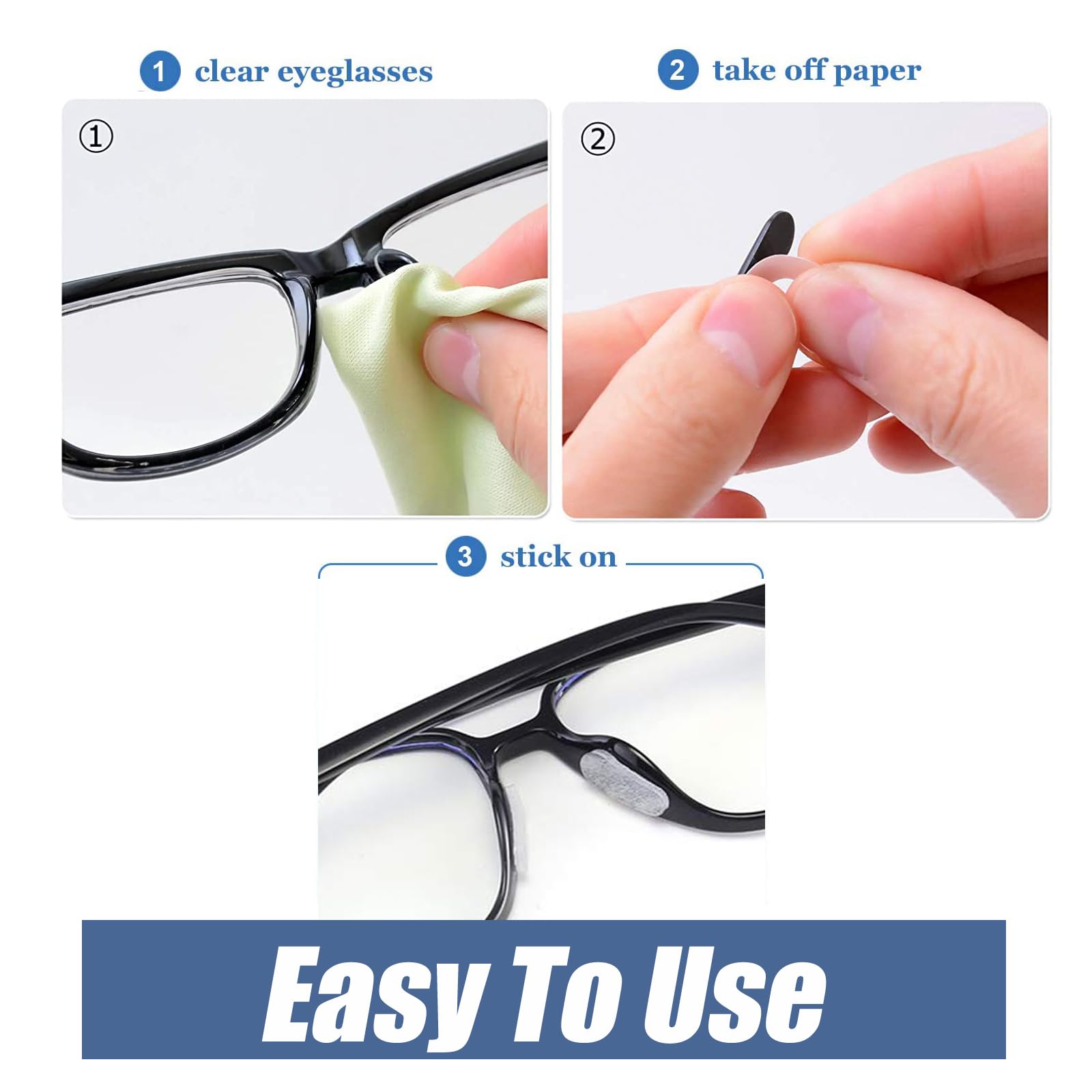 User tips and care instructions for UPIONIC nose pads