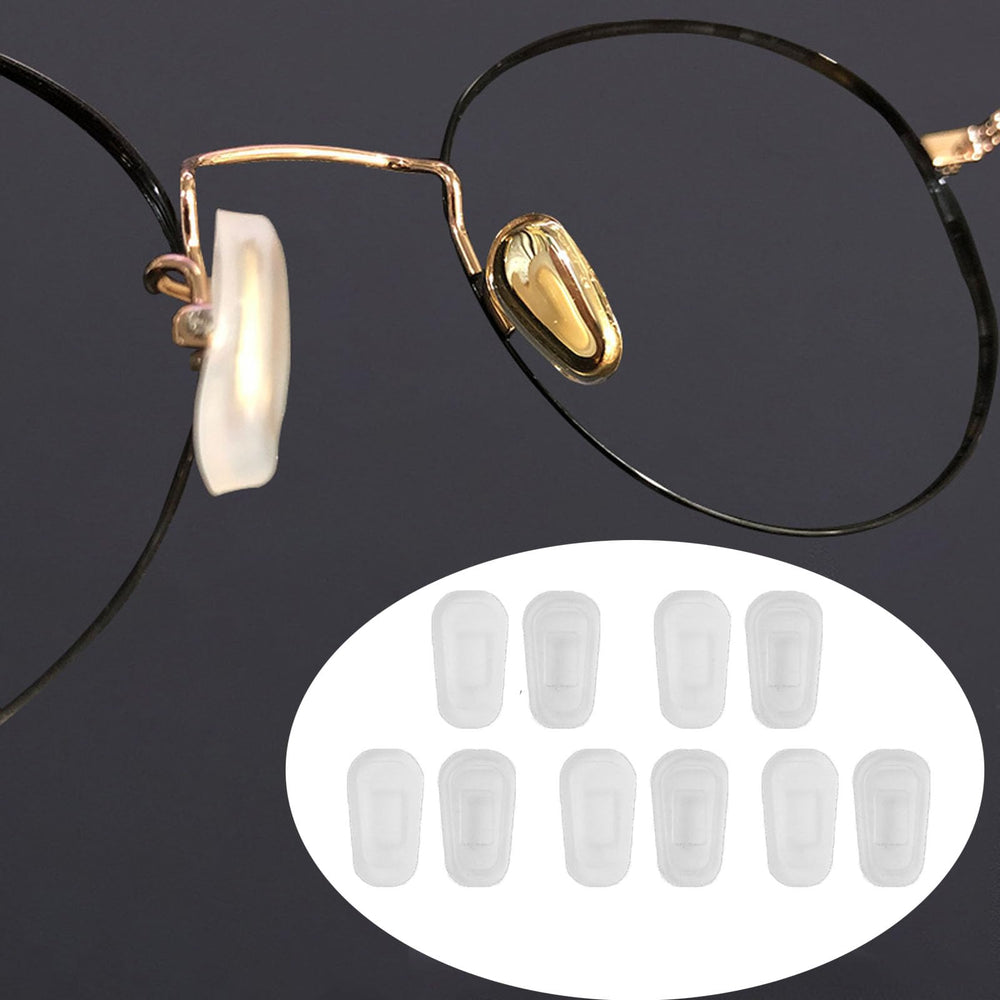 UPIONIC silicone nose pad covers on white M-size pair