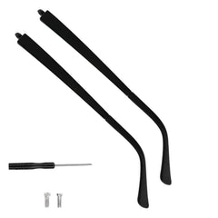 UPIONIC TR90 glasses temple replacement in matte black - front view