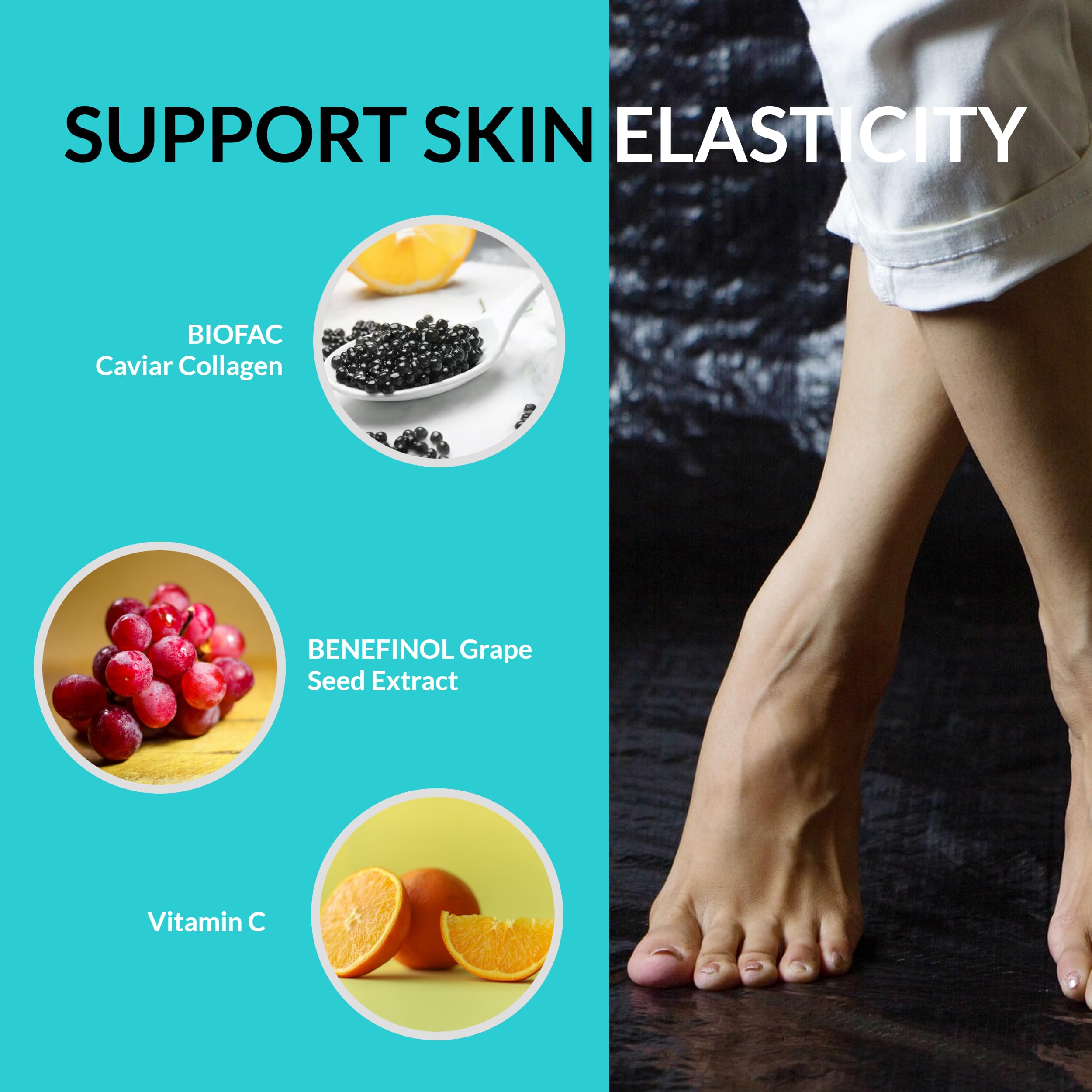 Butchers broom and horse chestnut extracts for vein support