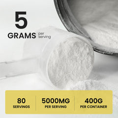 Ingredients: unflavored micronized creatine monohydrate