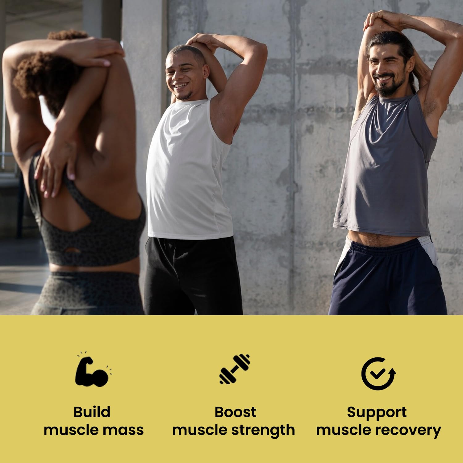 Vegan-friendly creatine powder, unflavored