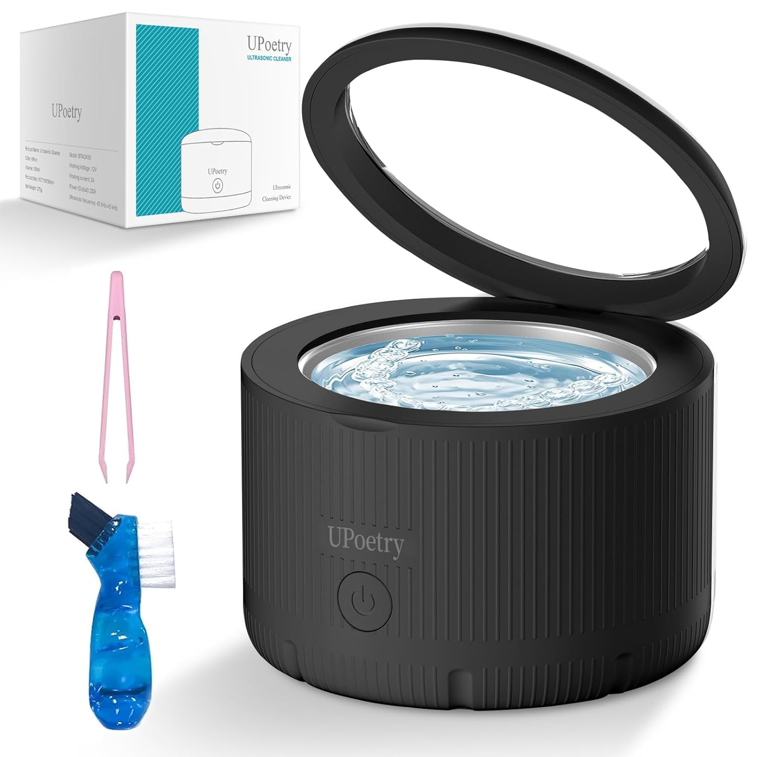 UPoetry Ultrasonic Retainer Cleaner black exterior