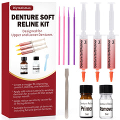 Boxed Upper and Lower Denture Soft Reline Kit
