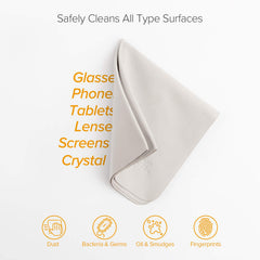 Cleaning smartphone and tablet screens with GhostBlanket cloths