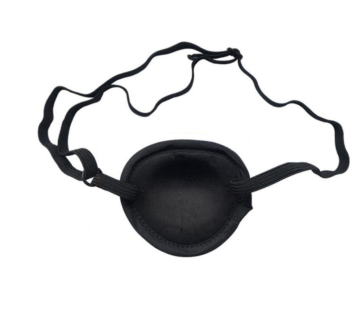 Front view of UPSTORE black concave eye patch