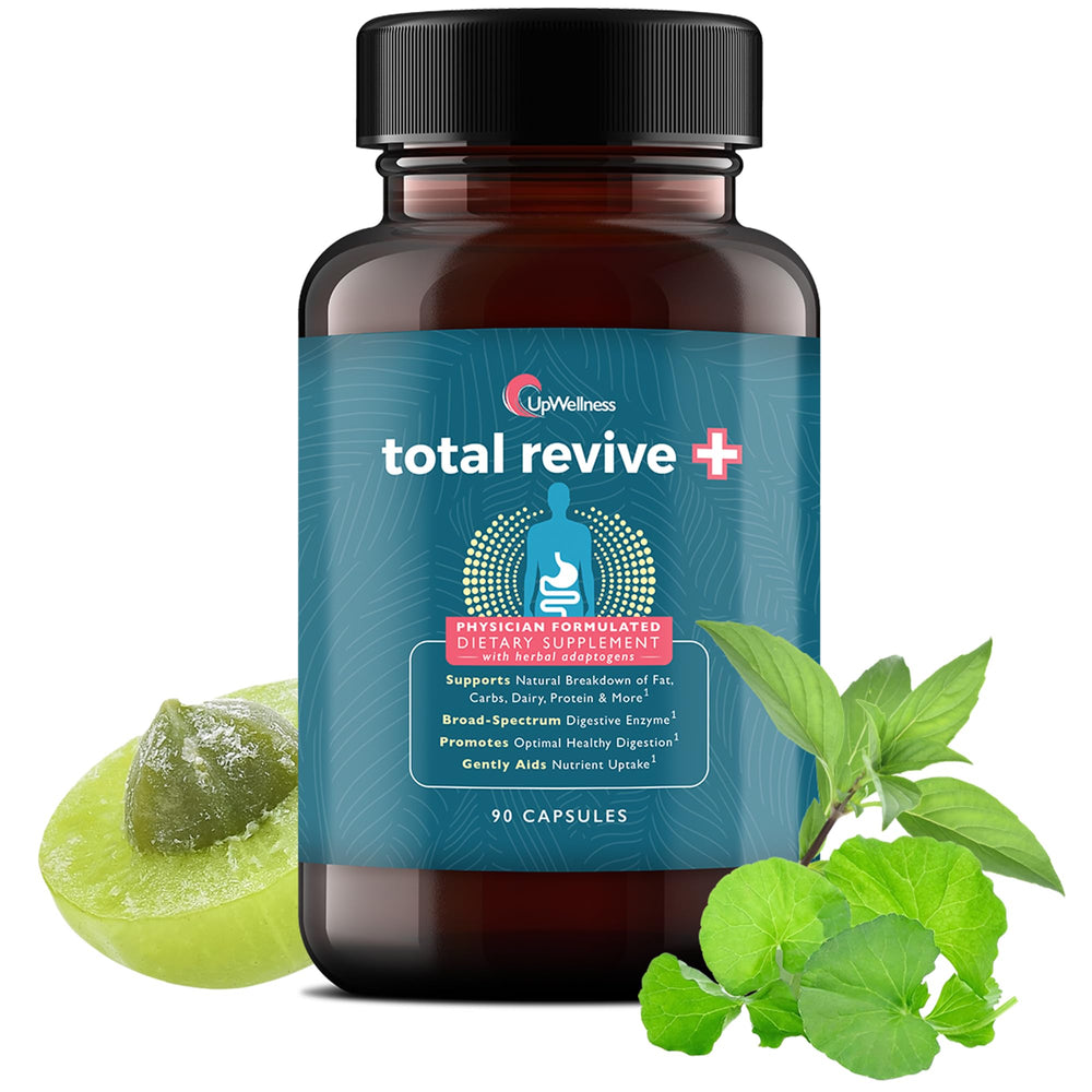 UpWellness Total Revive+ Digestive Enzymes product hero image.