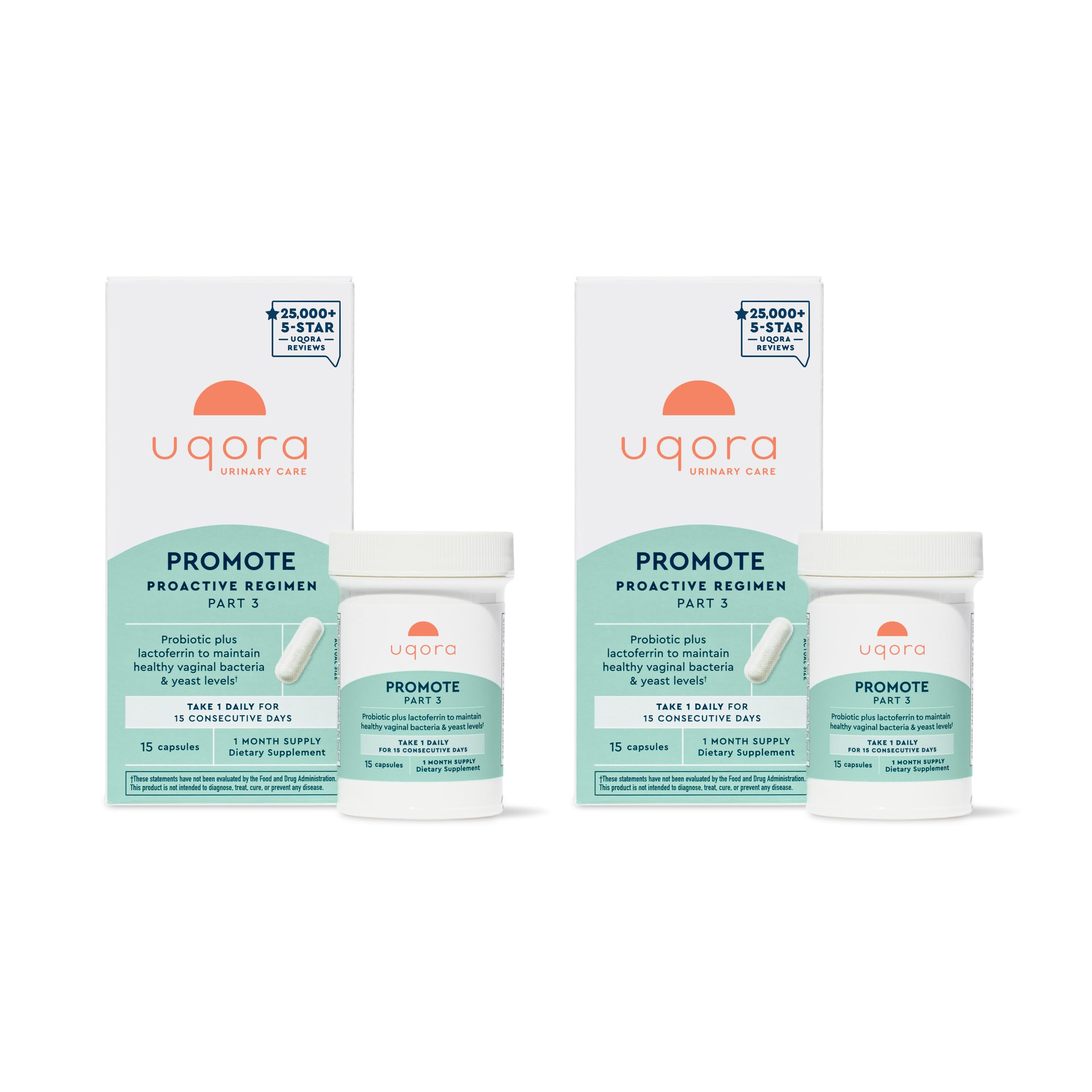 Uqora Promote bottle with 30 capsules