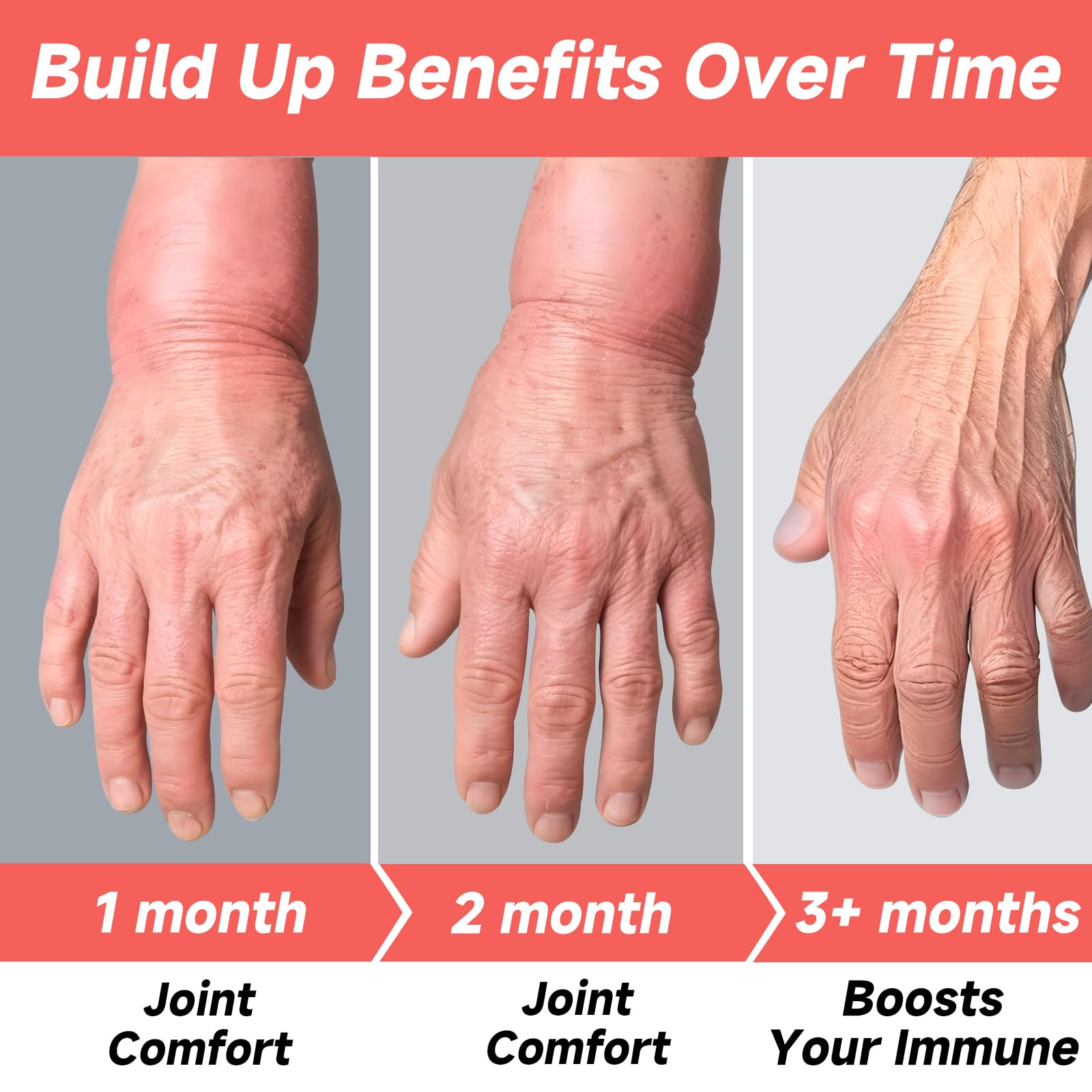 Uric Acid Flush capsules ready for consumption