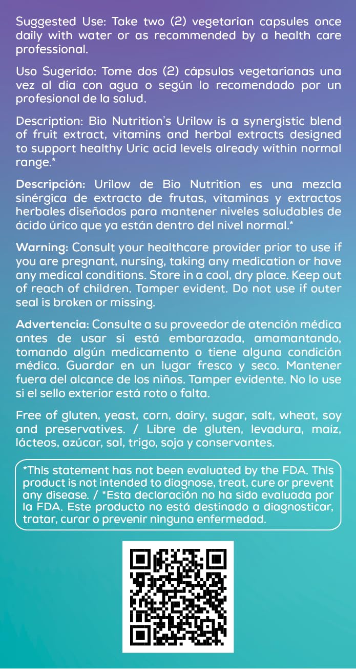 Close-up of Urilow vegetarian capsules