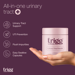 Close-up of Cranberry extract and D-Mannose ingredients for UT health