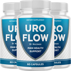 UroFlow Capsules bottle on white background