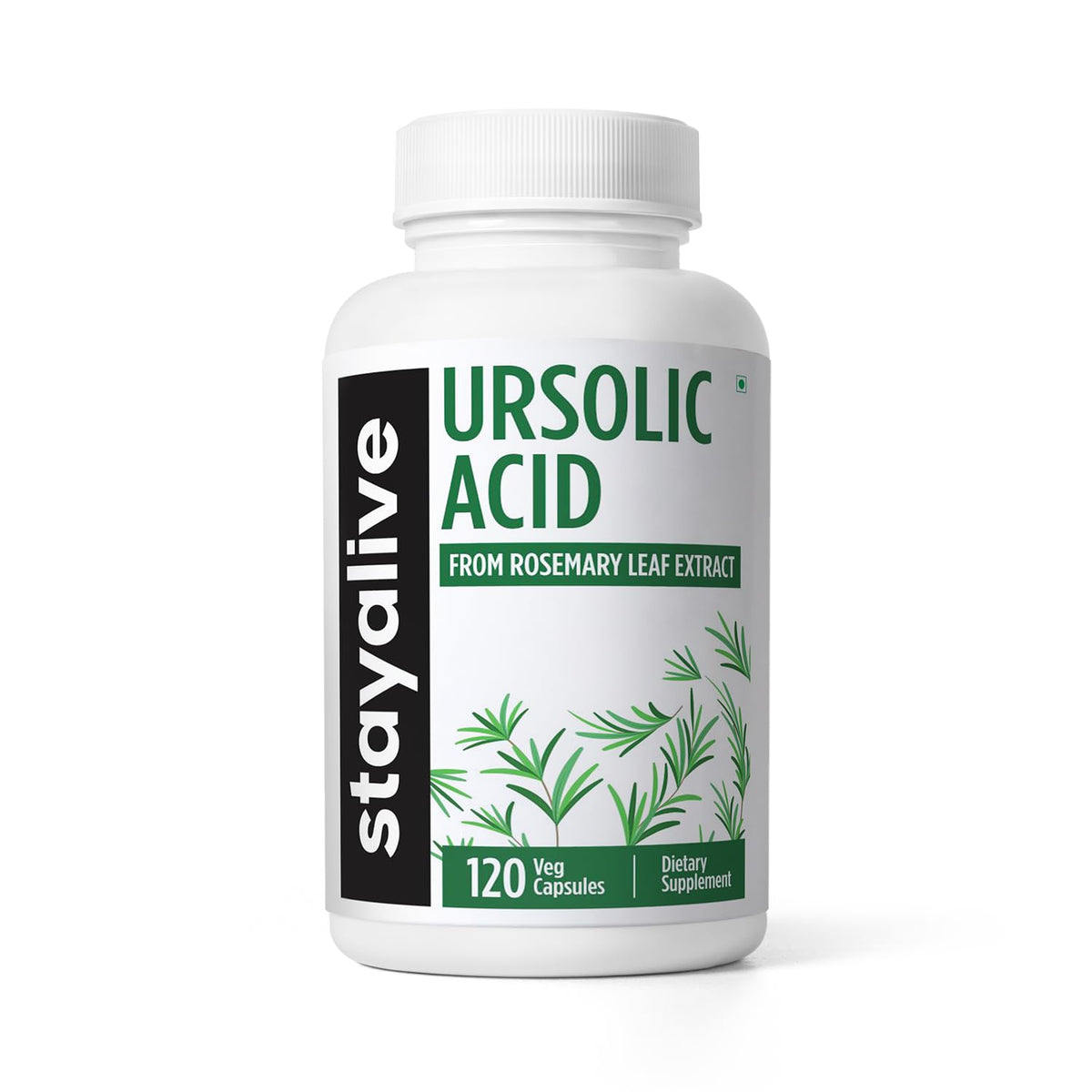 Ursolic acid supplement 300mg with 120 capsules