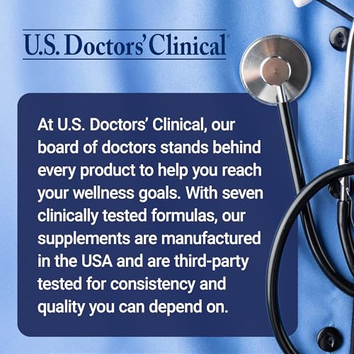 U.S. Doctors’ Clinical Mega MSM capsules close-up showing quality, easy-to-swallow dietary supplement.
