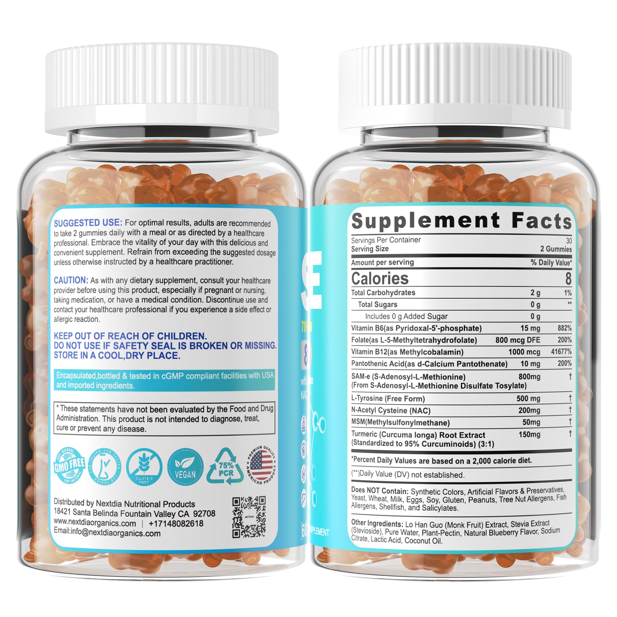 Manufactured in a GMP-certified facility in the USA