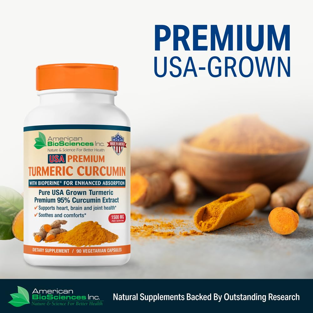 Illustration of USA-grown turmeric source