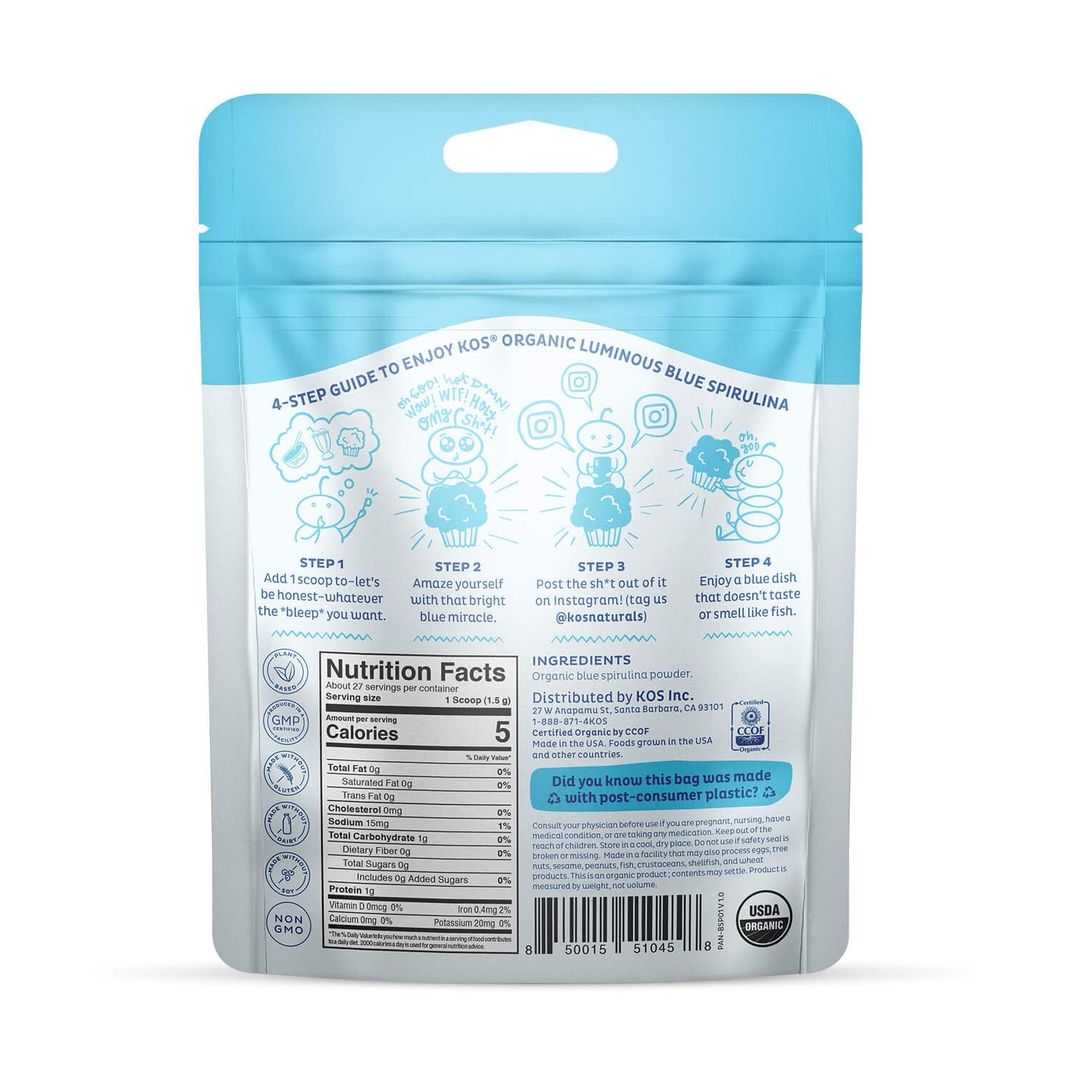 Made in USA with GMP, NSF certifications and third-party lab testing