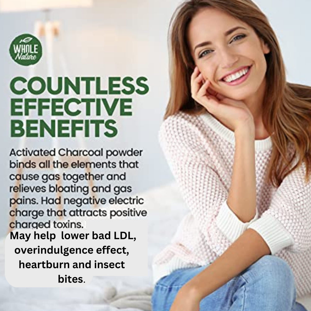 made in USA non-GMO vegan charcoal capsules
