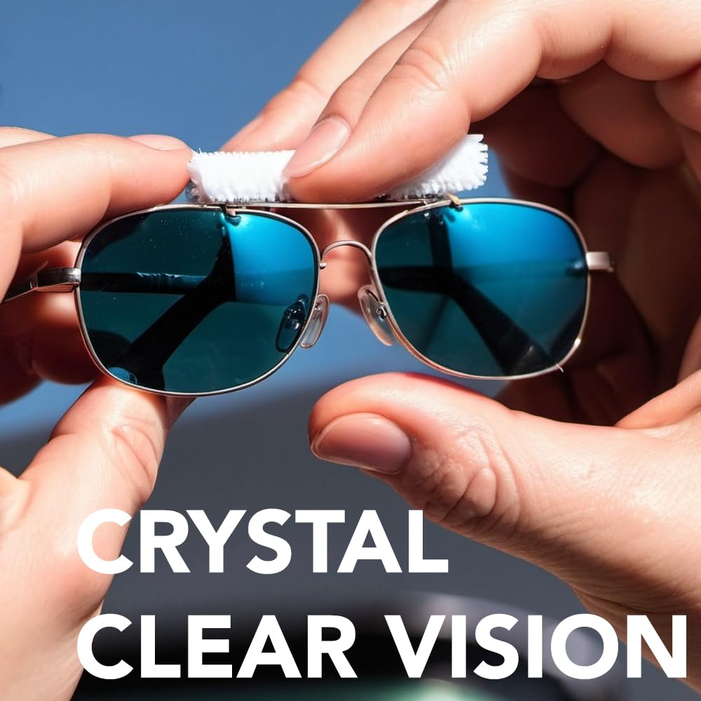 USA-made eyewear care product label
