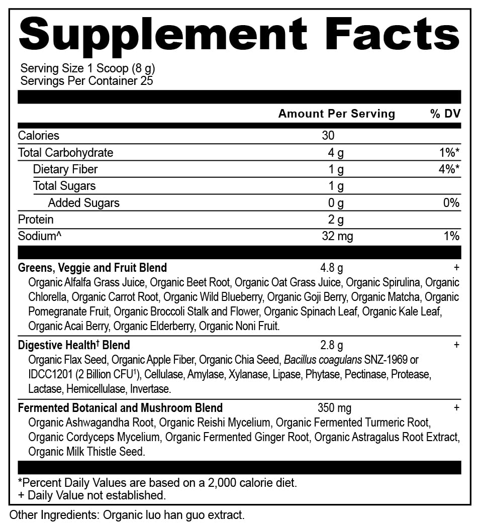 USA-made GMP-certified supplement label