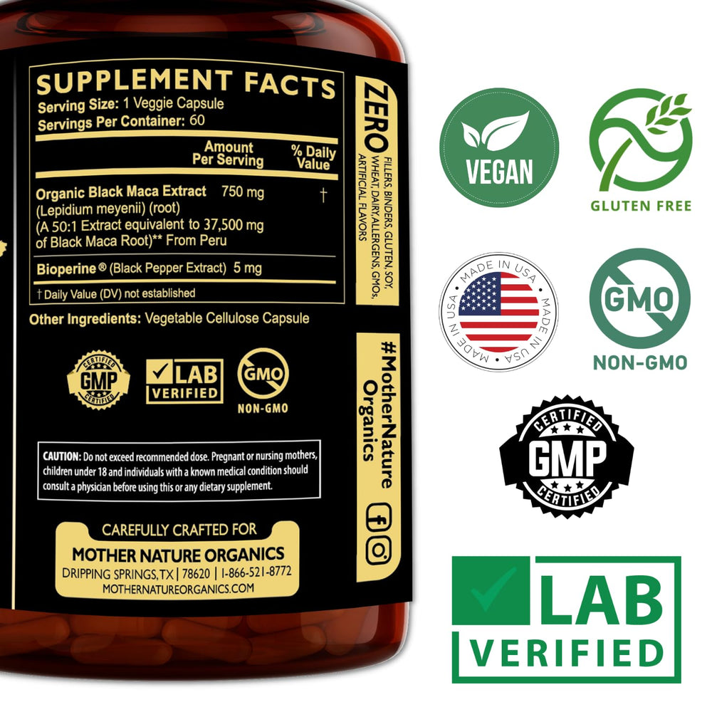 USA-made GMP facility for maca supplement