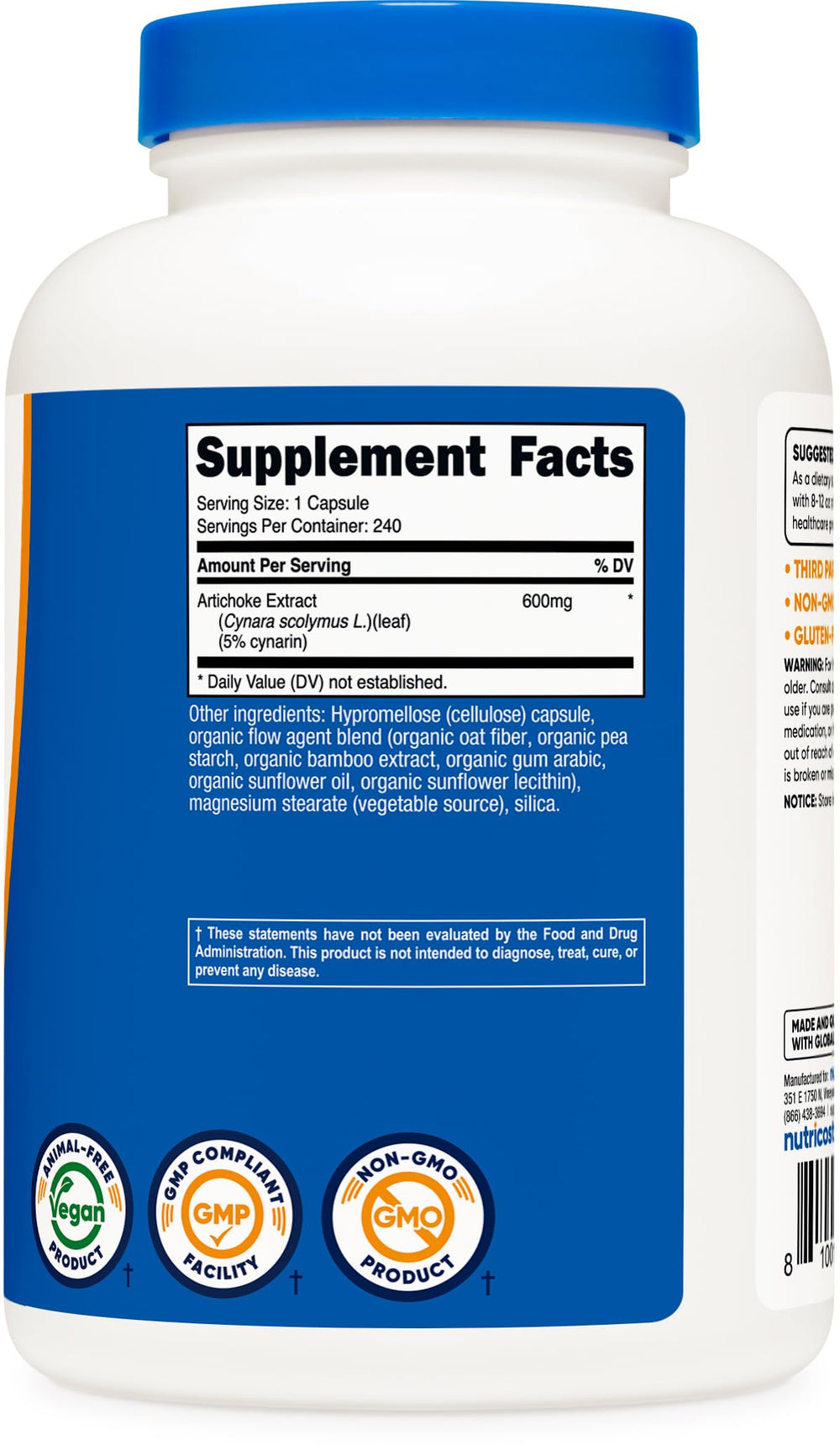 Manufacturing in USA, GMP-compliant and FDA-registered facility