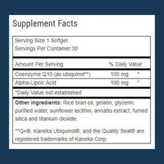 USA-made packaging for Advanced Bionutritionals ubiquinol