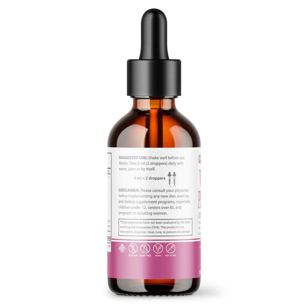 USA-made probiotic packaging and label