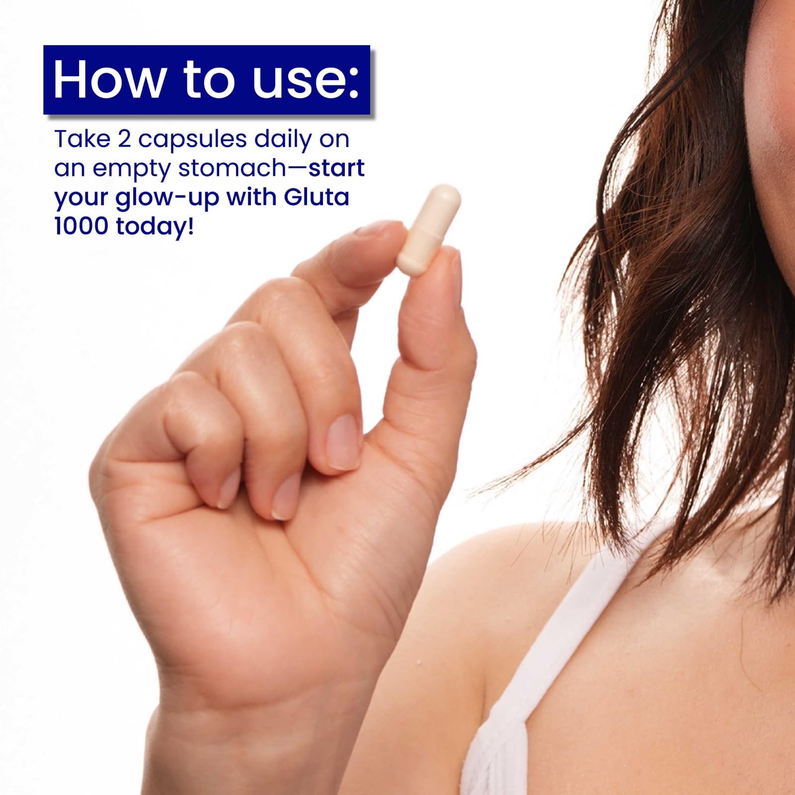 Proudly made in USA vegan capsules for Relumins supplement