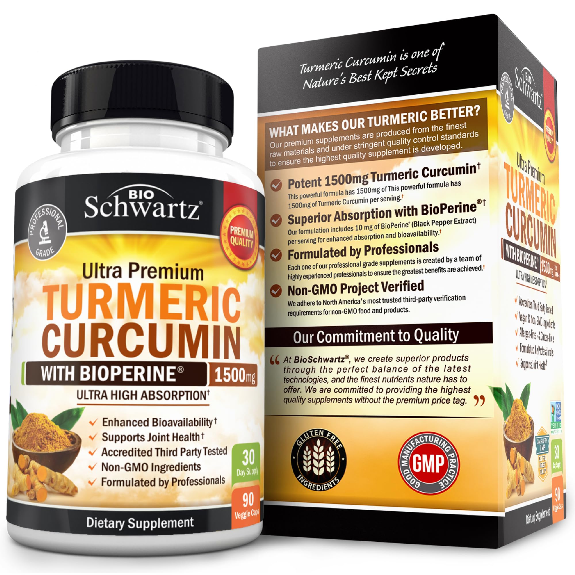 Made in USA turmeric supplement