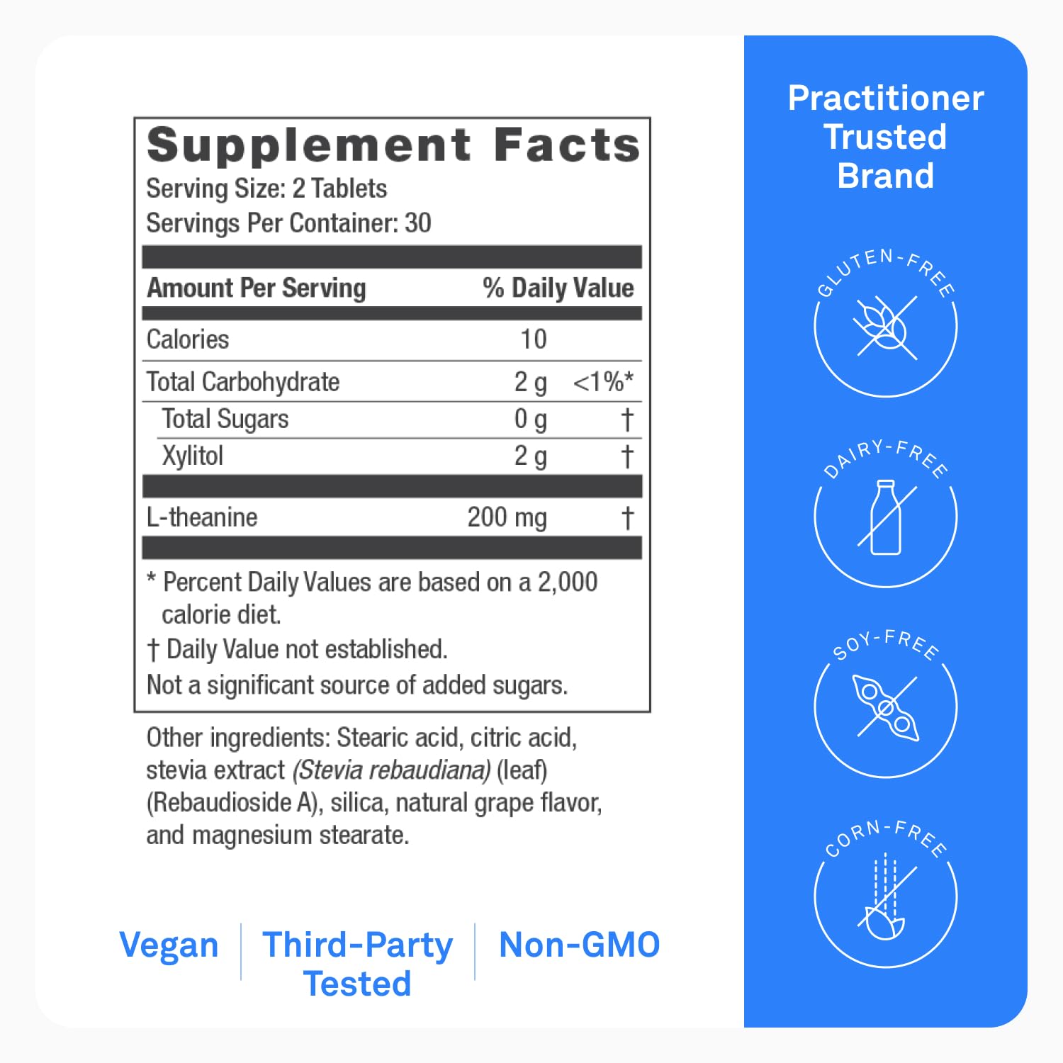 Product manufactured in a USA CGMP facility.