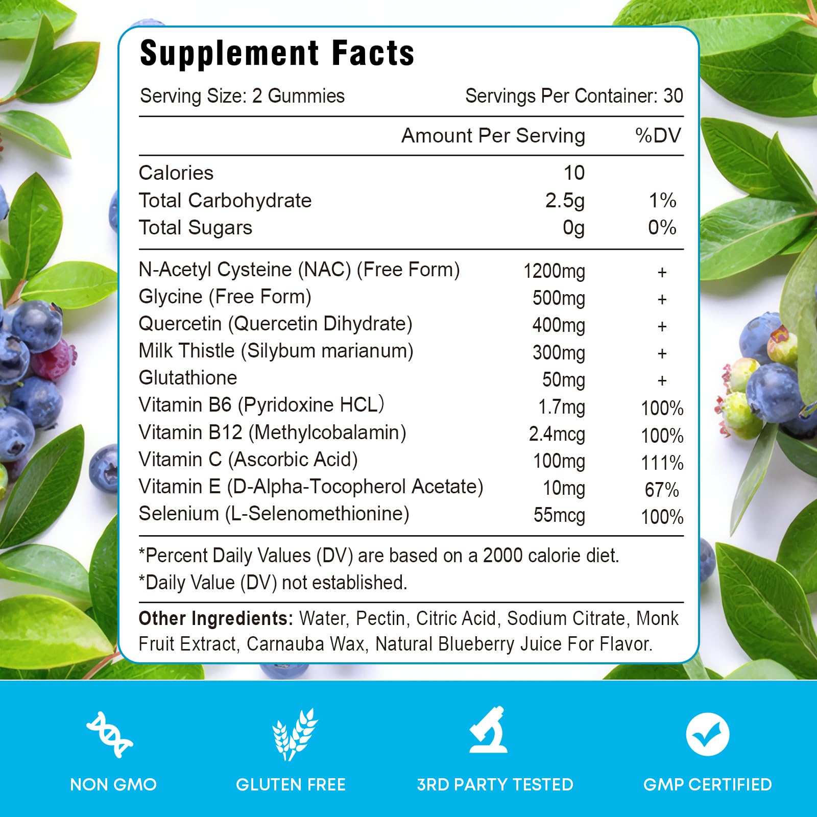 Manufactured in USA with GMP quality standards