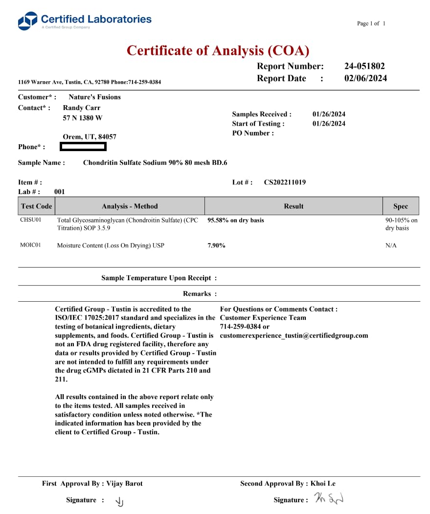 Facility in USA with GMP and FDA registration