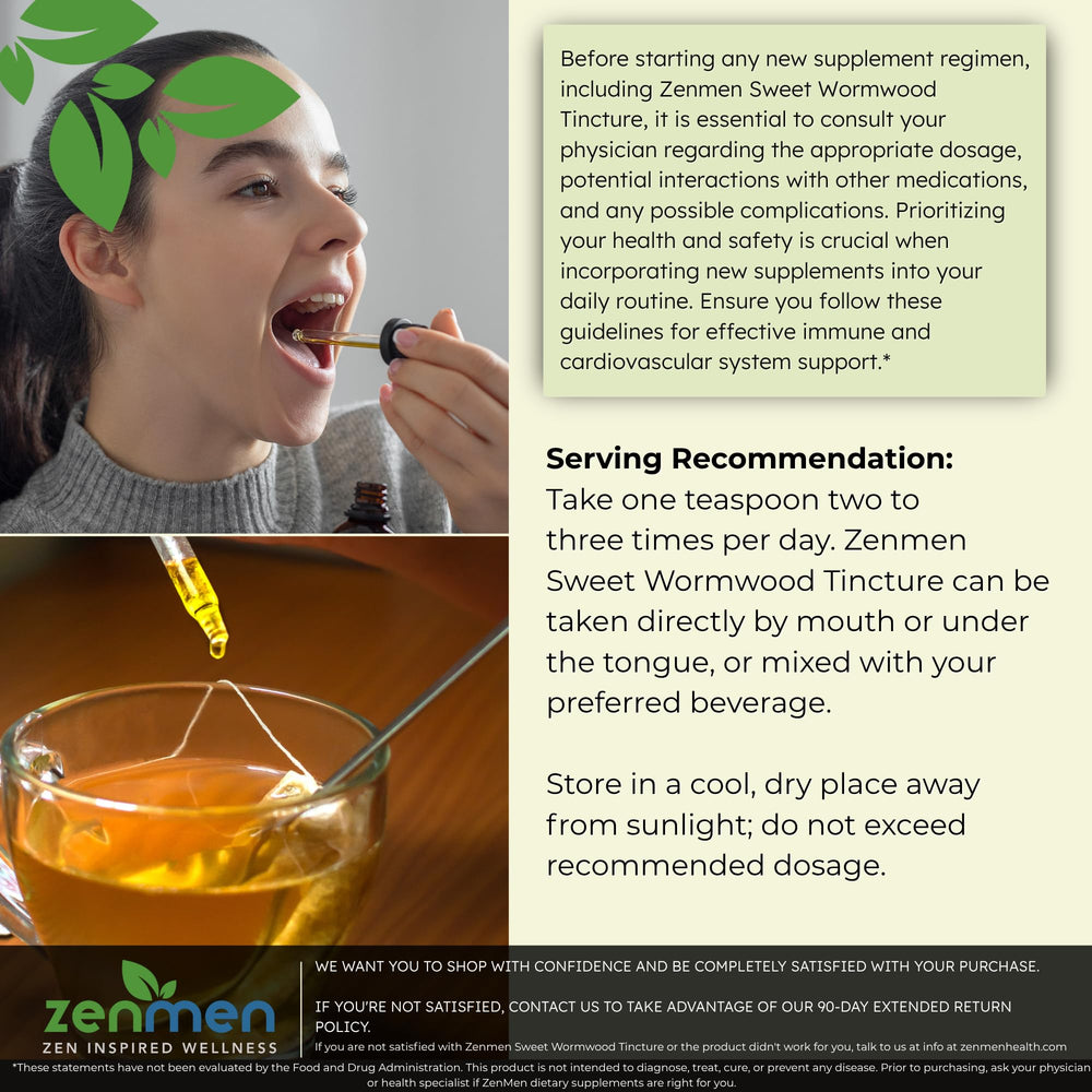 Made in USA label on Zenmen tincture bottle