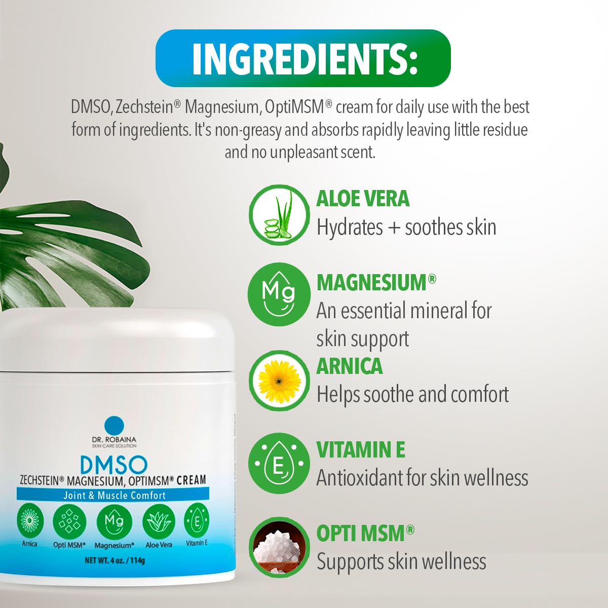 USA manufacturing facility for Dr. Robaina DMSO Cream