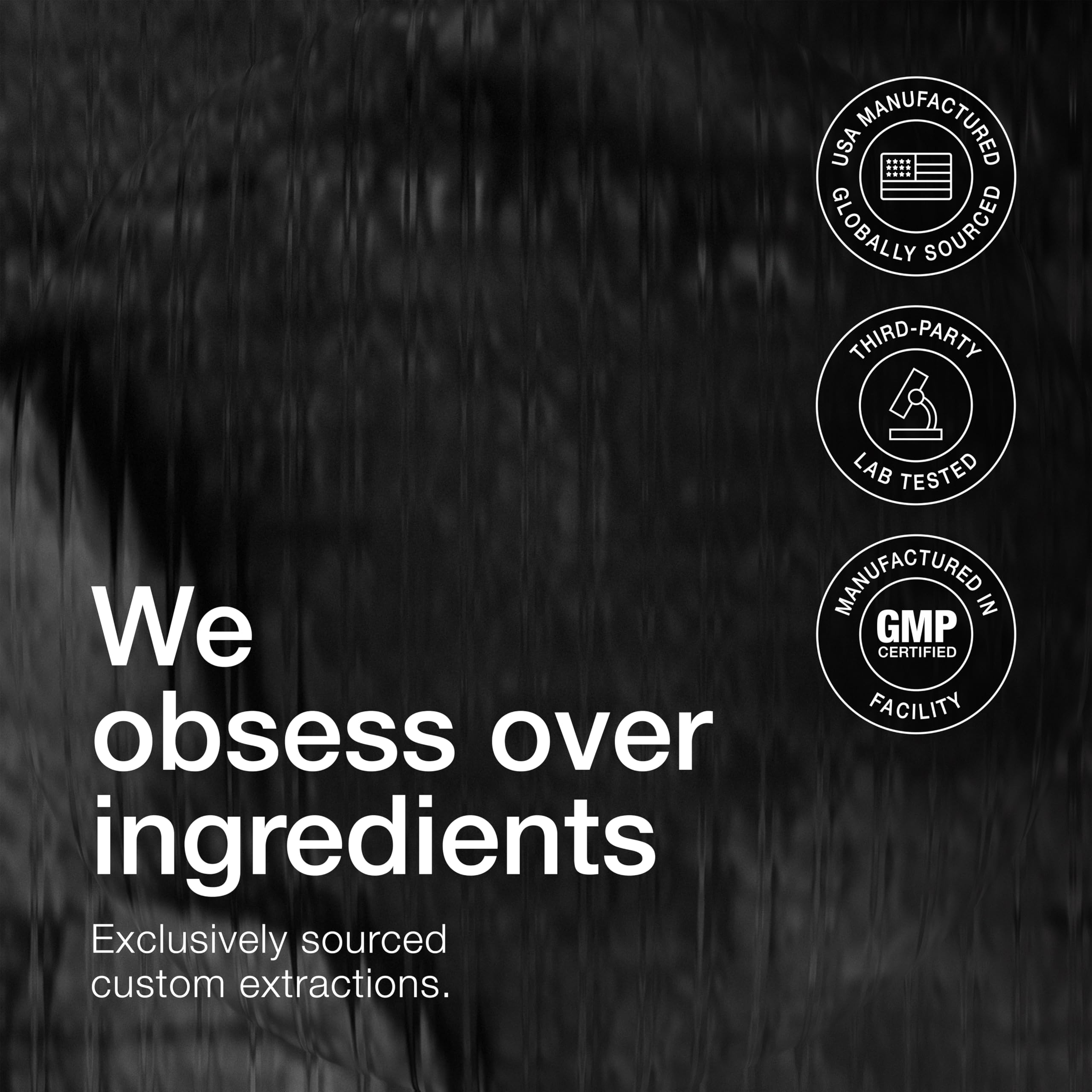 USA manufacturing facility – FDA-registered, GMP-certified