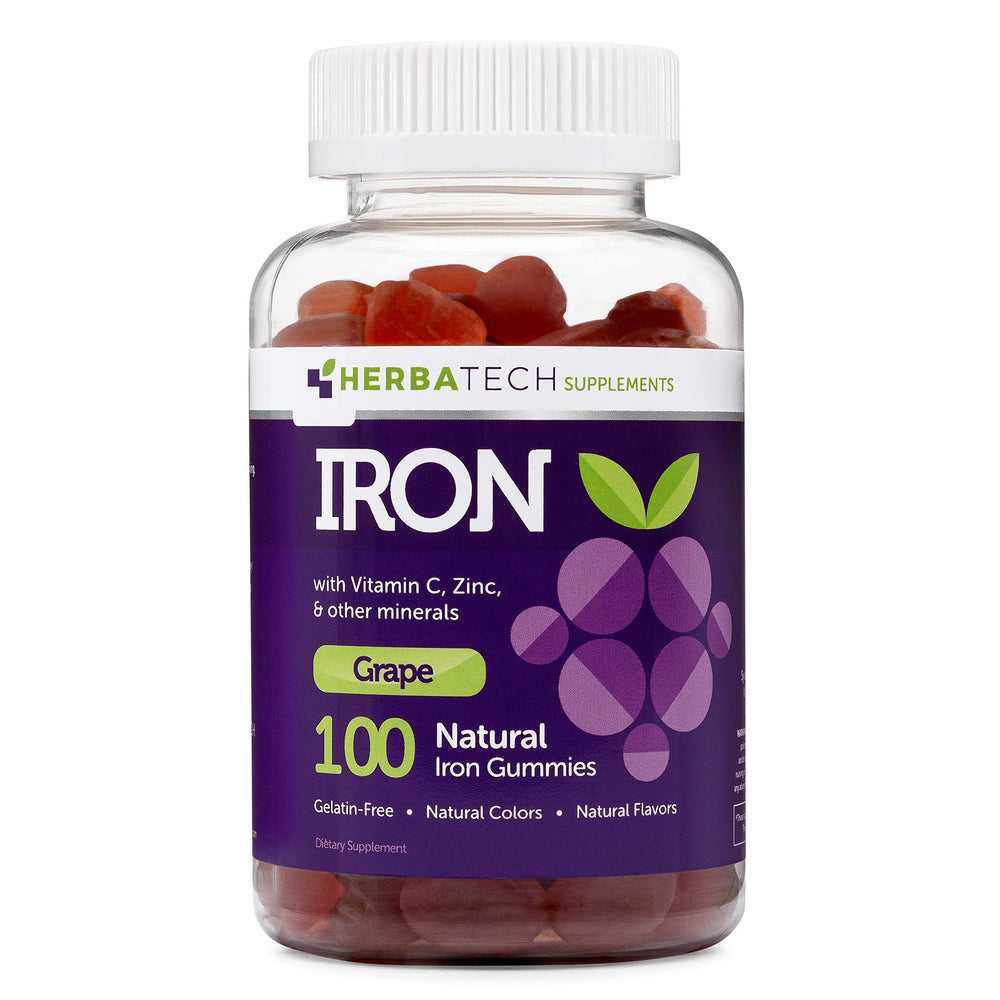 USA-made safety-tested manufacturing of HERBATECH iron gummies