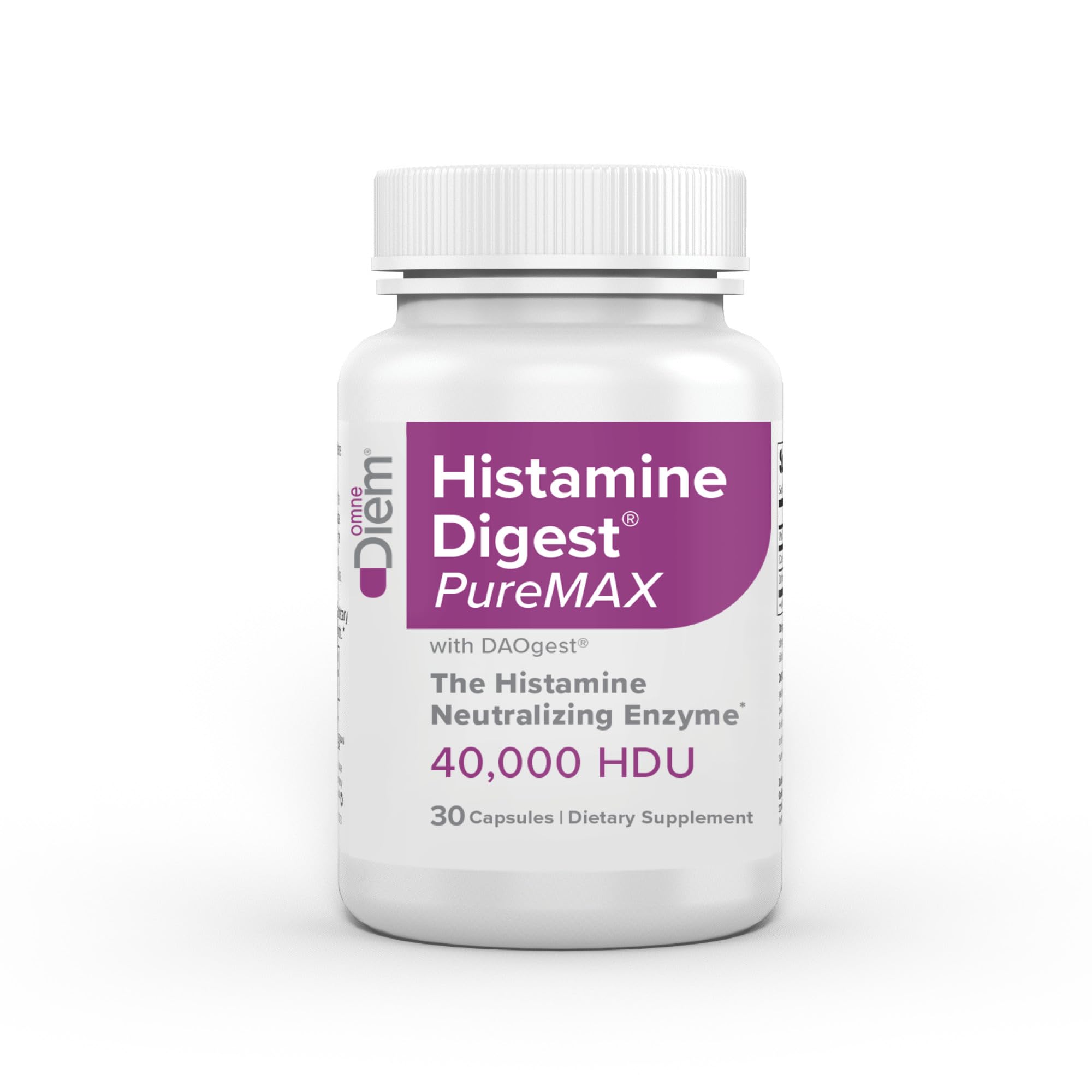 Usage directions for Omne Diem Histamine Digest PureMAX