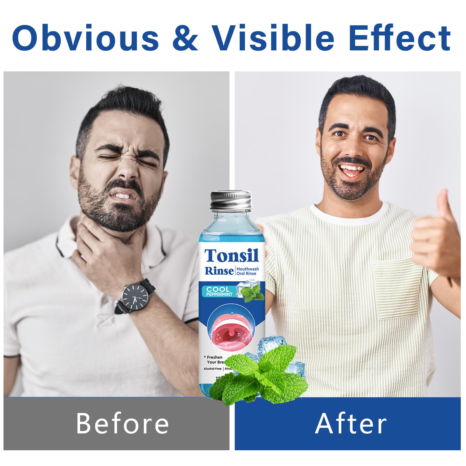 Usage step 2: apply mouthwash for 30 seconds