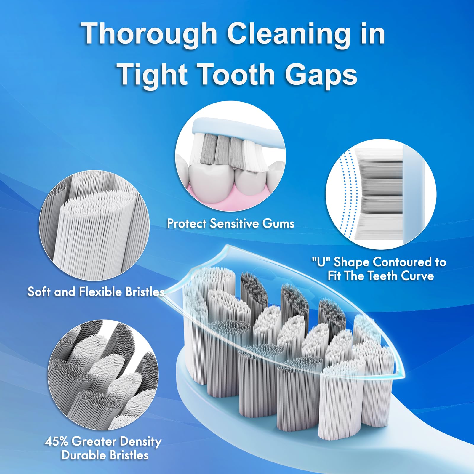 USB charging cable included with the toothbrush