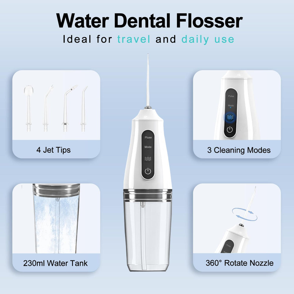 USB charging for cordless water flosser