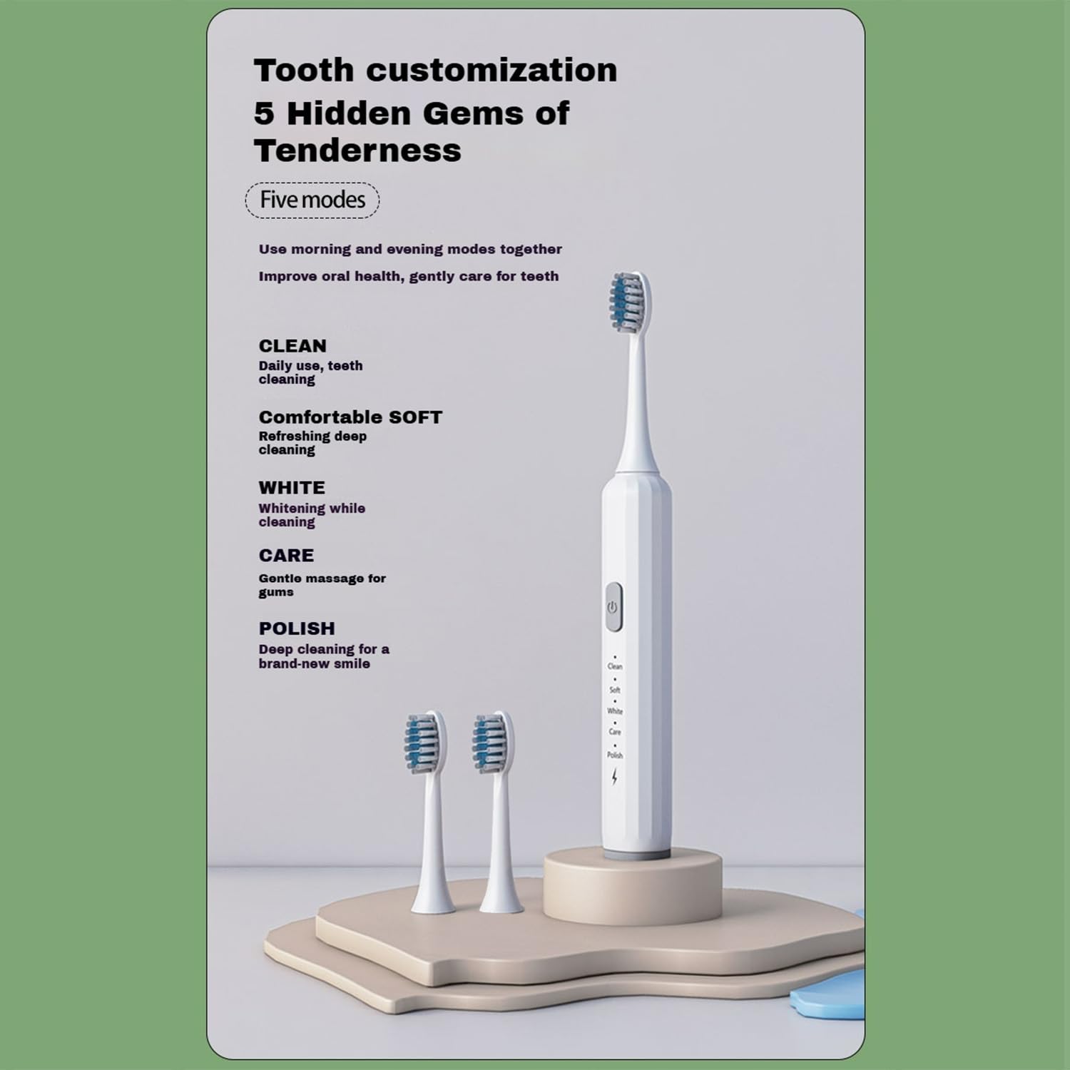 USB rechargeable charging cable for toothbrush