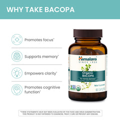 USDA Organic certified Bacopa Monnieri supplement packaging