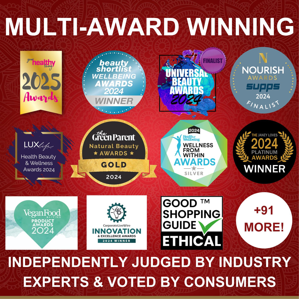USDA Organic certified seal on pomegranate supplement packaging