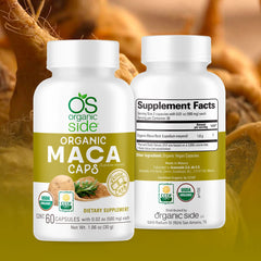 USDA Organic Maca product label