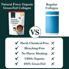 USDA Organic and Non-GMO collagen peptides label